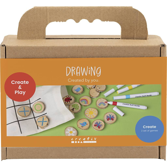 Kreatívna sada Pexeso a piškvorky drevené Creativ Company
