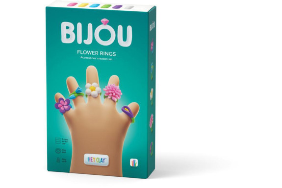 Bijou kvetinové prstienky Hey Clay