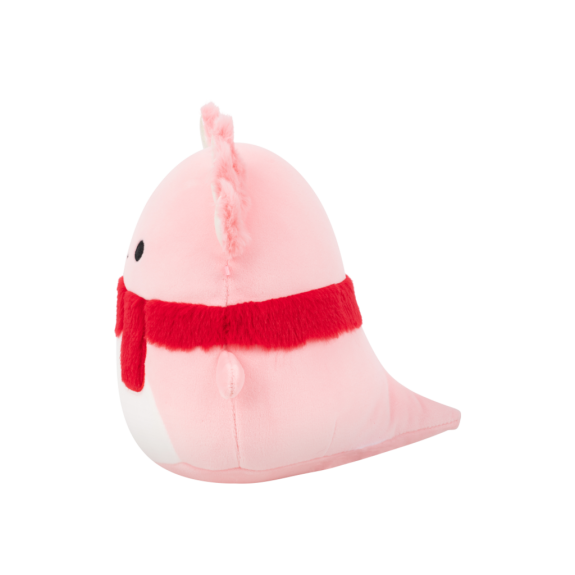 Squishmallows ružový axolotl so šálom - Archie, 30 cm