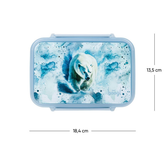 Box na desiatu s priehradkami Polar Baagl