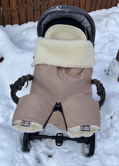 Nepremokavé rukavice na kočík merino Kaarsgaren