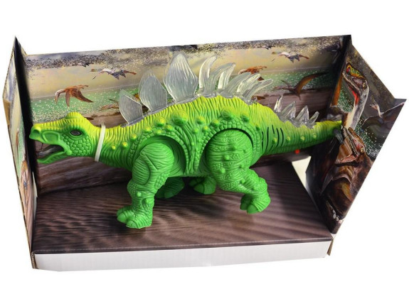 Dinosaurus na batérie so svetlom a zvukom