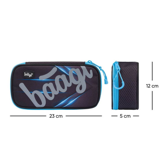 Set 3 Skate Bluelight: batoh, peračník, sáčok Baagl