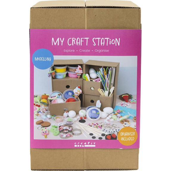 Kreatívna sada Maxi box so zásuvkami Modelovanie Creativ Company