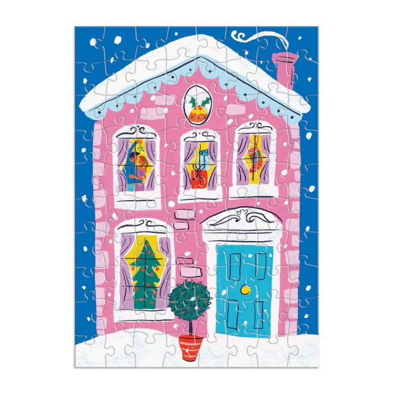 Galison Puzzle adventný kalendár 12 v 1