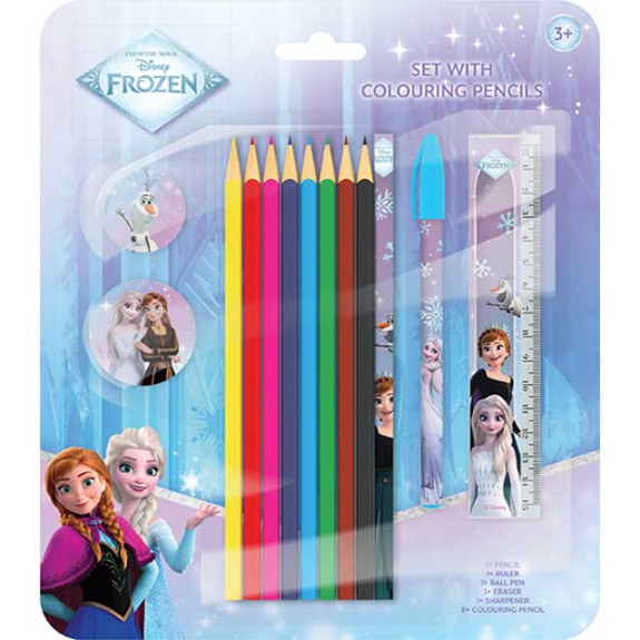 Set s pastelkami Ľadové kráľovstvo