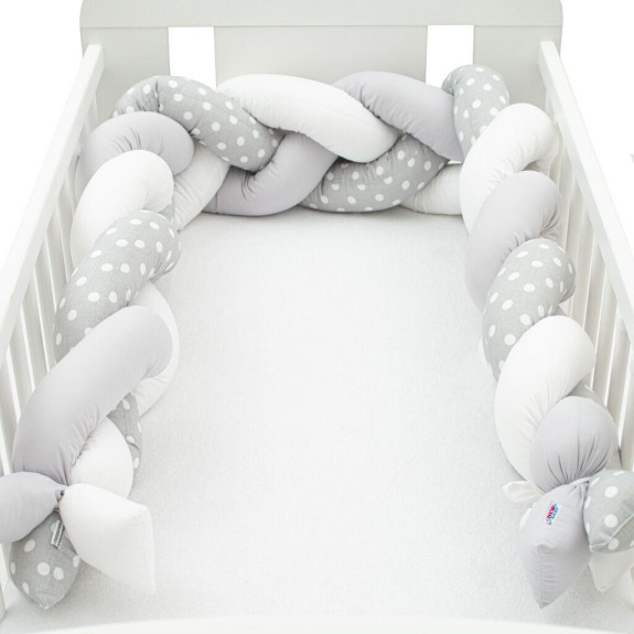 Ochranný mantinel do postieľky vrkoč New Baby