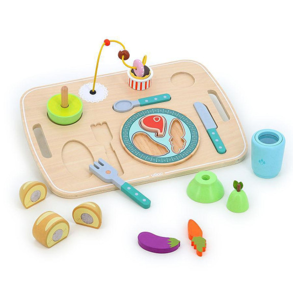 Activity board Podnos s jedlom Vilac