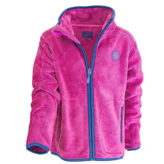 Mikina detská chlpatá so stojačikom, Pidilidi fuchsia