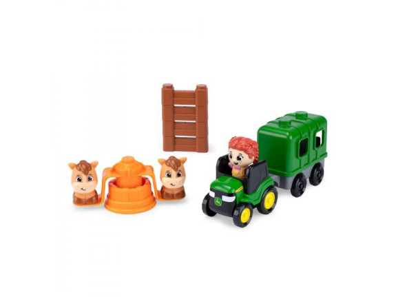 Postav si kamaráta - set s koníkmi John Deere Kids