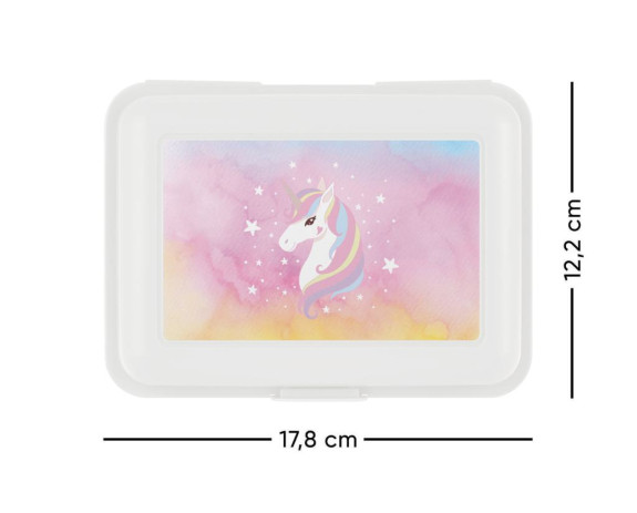 Box na desiatu Rainbow Unicorn Baagl