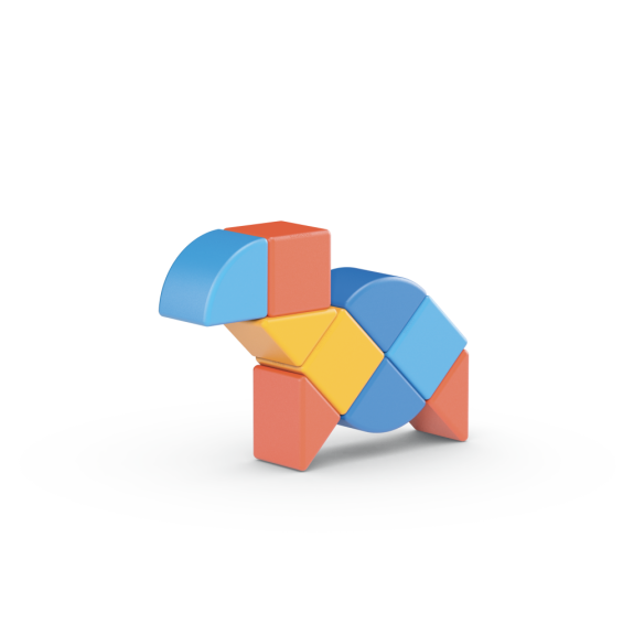 Geomag Magicube Shapes 9 dielikov