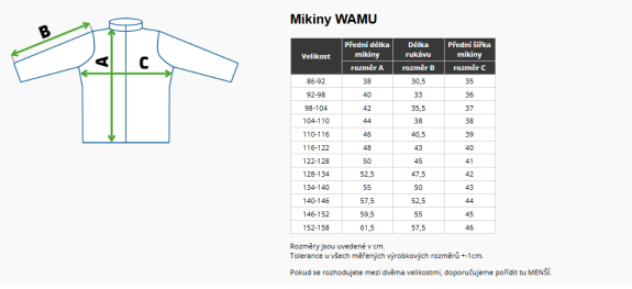 Fleecová mikina detská Jednorožce ružová Wamu