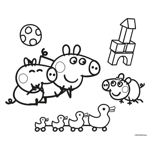 555 samolepiek Prasiatko Peppa