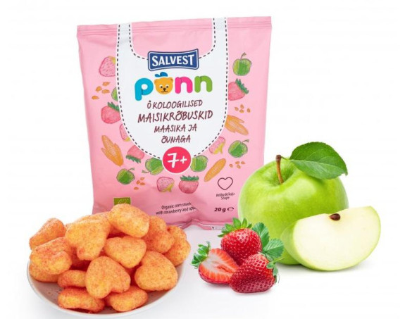 SALVEST Ponn BIO Jahodové chrumky (20 g)