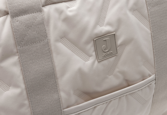 Prebaľovacia taška Embossed Lily Sand Jollein