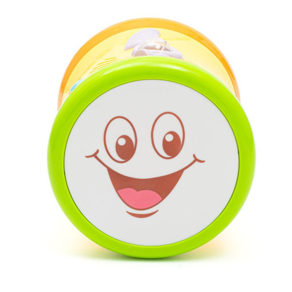 Obojstranný dynamický bubienok žltý Baby Mix