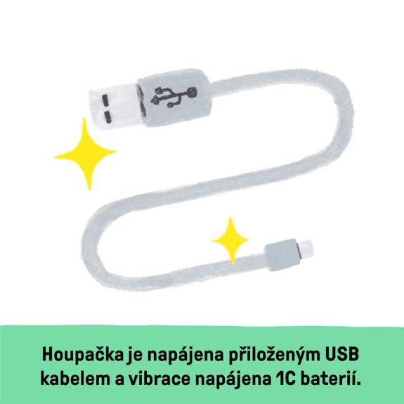 Hojdačka vibrujúca s melódiou Cassidy 0 m+, do 9 kg Ingenuity