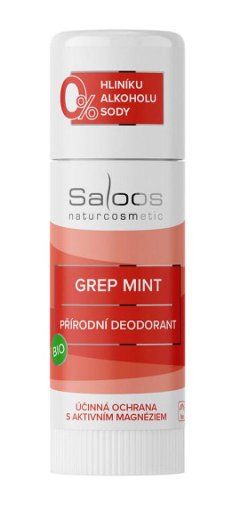 Grep mint Bio prírodný dezodorant Saloos