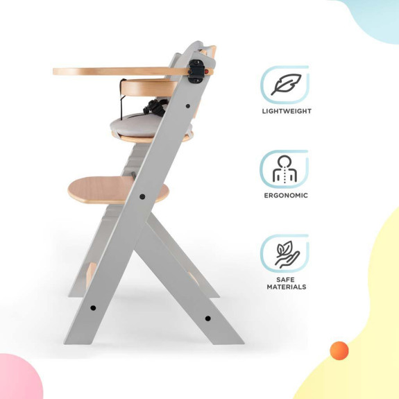 Stolička jedálenská Enock s polstrovaním Premium Kinderkraft