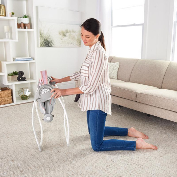 Hojdačka s melódiou Flora the Unicorn™ 0 m+ do 9 kg Ingenuity