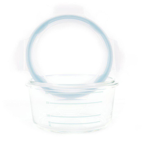 Sklenené misky s viečkami B-Glass Bowls 280 ml Bo Jungle