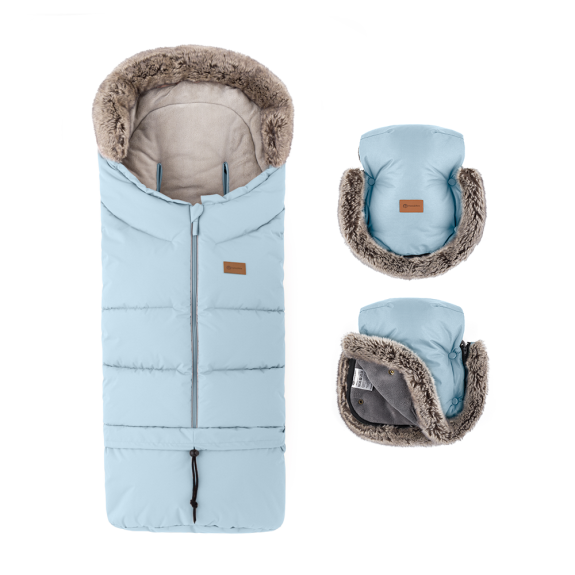 Set zimný fusak Arctic 4 v 1 + rukavice na kočík Furry Petite & Mars