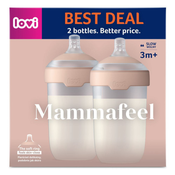 Set fliaš Mammafeel 250 ml 2 ks