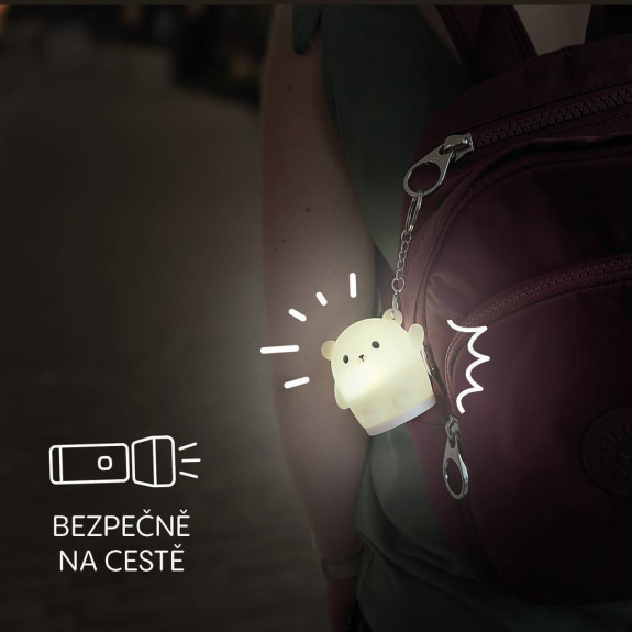 Silikónové závesné LED svetielko Zopa