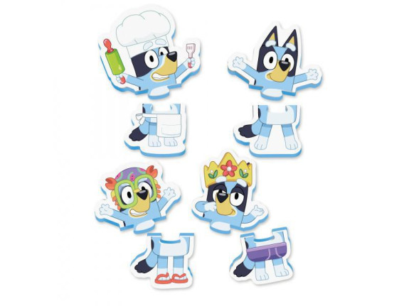 Bluey puzzle vodolepky do vane Toomies