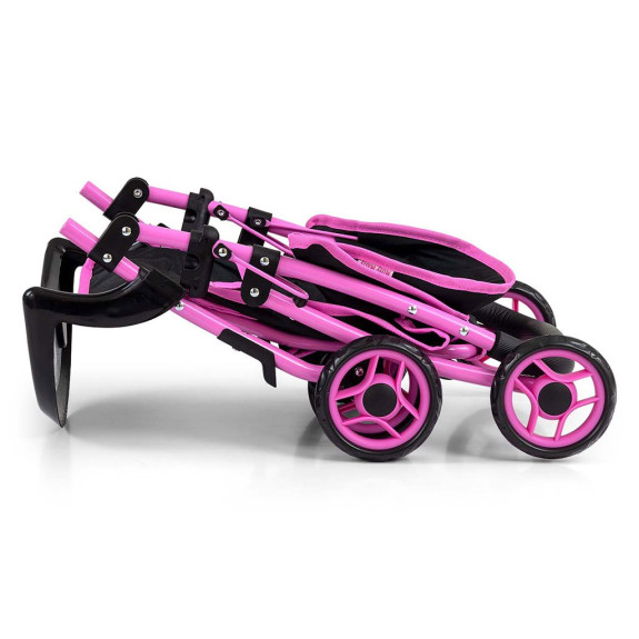 Detský športový kočík pre bábiky Kate Prestige Black Milly Mally