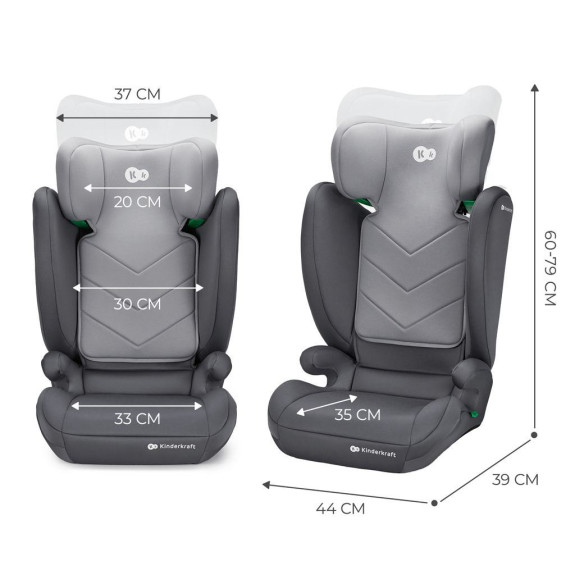 Autosedačka i-Spark i-Size 100-150 cm Kinderkraft