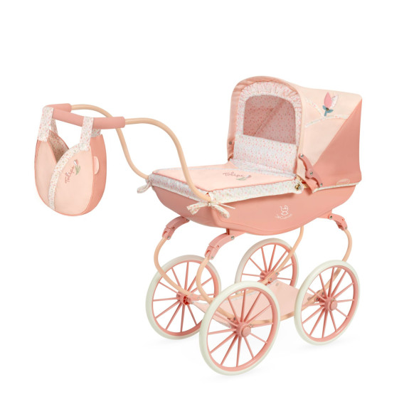 Kočík pre bábiky hlboký Tulipe 68 cm DeCueva