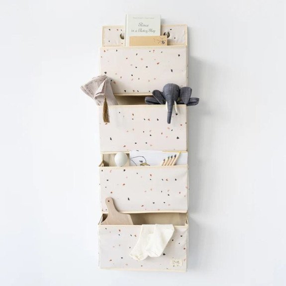 Závesný organizér Recycled Terrazzo Cream 3 SPROUTS
