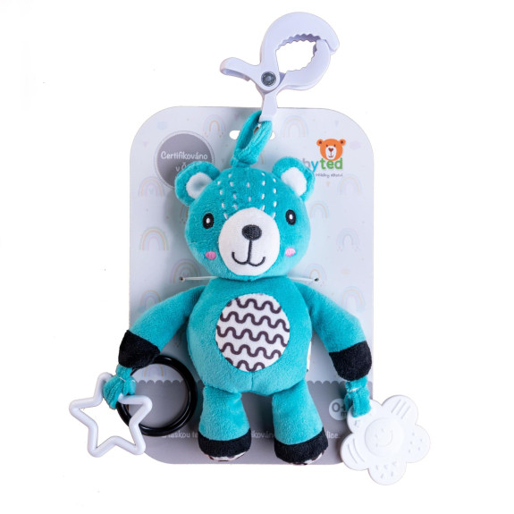 Hrkálka plyš 30 cm záves na postieľku/kočík 0 m+ babyted