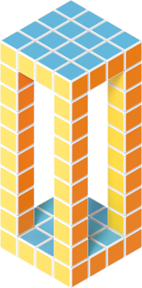 Geomag Magicube Art 64 dielikov