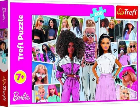Puzzle Vo svete Barbie 200 dielikov