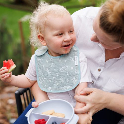 Mušelínový podbradník s neprekokavou podšívkou BabyOno