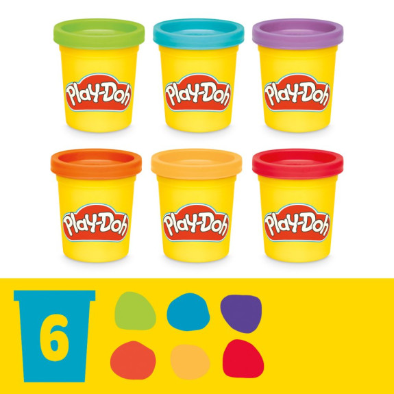 Play-Doh Tvary a farby Dino