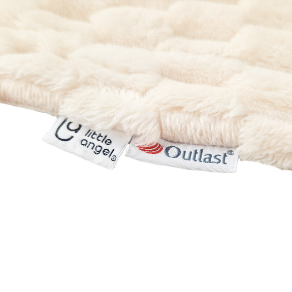Deka dvojitá bublinky Mazlík 70 x 100 cm Outlast® - Smotanová/biela káva