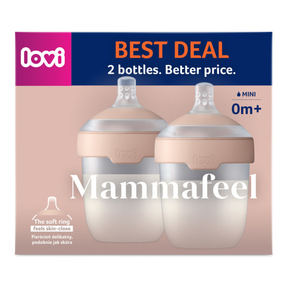 Set fliaš Mammafeel 150 ml 2 ks Lovi