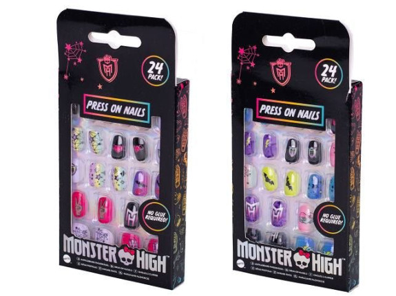 Súprava nalepovacích nechtov Monster High