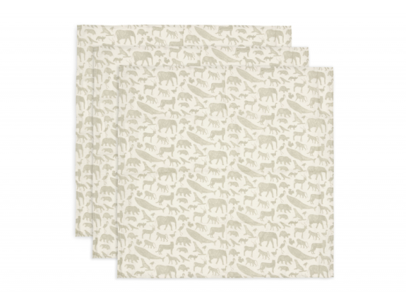 Plienky 3 ks 70x70 cm Jollein