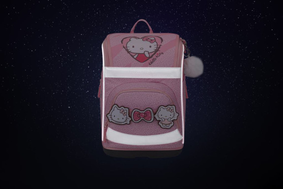 Set 5 Zippy Plus Hello Kitty Sweet Leopard: aktovka, peračník, vrecko, zástera, peňaženk Baagl