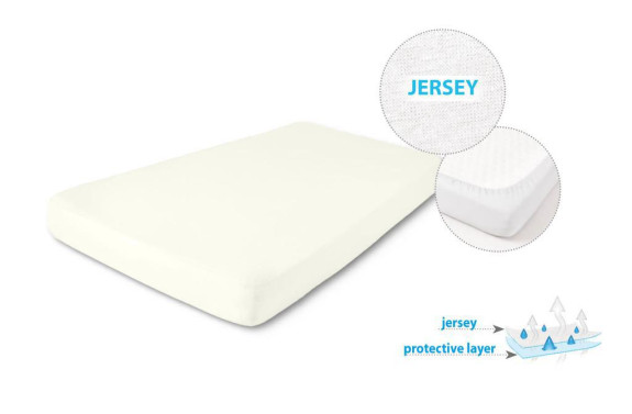 Nepremokavé prestieradlo jersey 70 x 140 cm Babymatex