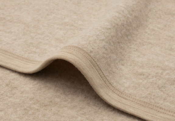 Deka 75 x 100 cm Merino Wool Felted Natural Jollein