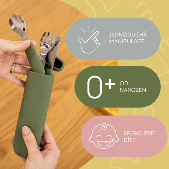 Silikónové púzdro na príbor Zopa