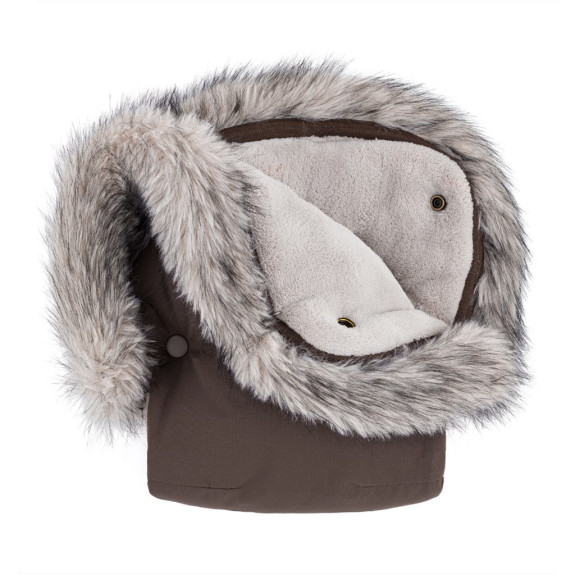 Set zimný fusak Comfy 4 v 1 + rukavice na kočík Furry Petite & Mars