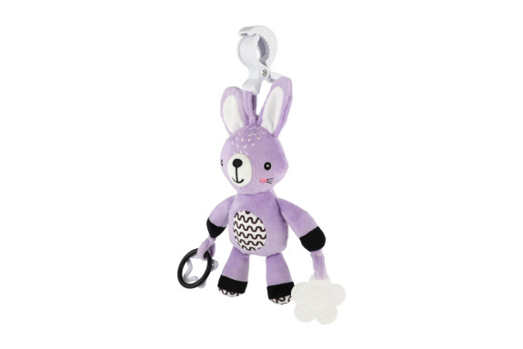Hrkálka plyš 30 cm záves na postieľku/kočík 0 m+ babyted