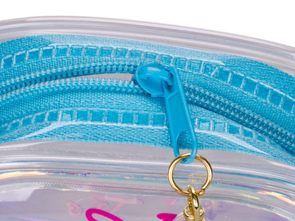 Peňaženka holografická 11 cm Mermaid Stars